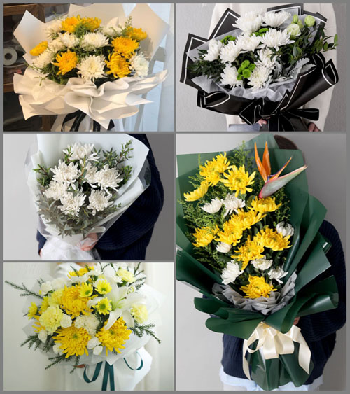 山东滨州滨城区滨北街道杀虎同村白事花束代送